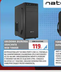 Alsen Obudowa biurowa ARACANTA MIDI TOWER oferta
