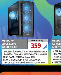 Obudowa Apex Lumo GA-01 B-LOP