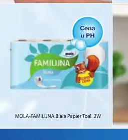 DUO-TES Mola Familijna Biała Papier Toal. 2W oferta