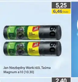 DUO-TES Jan Niezbędny Worki 60L Taśma Magnum a10 oferta