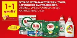Biedronka Płyny do mycia naczyń, kapsułki do zmywarki Fairy oferta