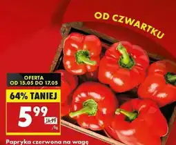 Biedronka Papryka czerwona na wage oferta