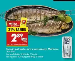 Biedronka Świeży pstrąg tęczowy patroszony Marinero oferta