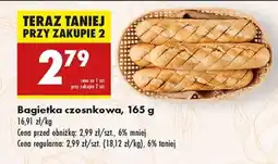 Biedronka Bagietka czosnkowa 165 g oferta