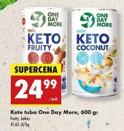 Biedronka Keto tuba One Day More, 600 g oferta