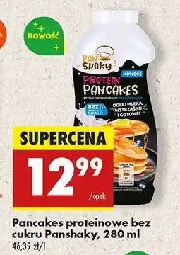 Biedronka Pancakes proteinowe bez cukru Panshaky, 280 ml oferta