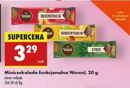 Biedronka Miniczekolada funkcjonalna Wawel, 20 g oferta