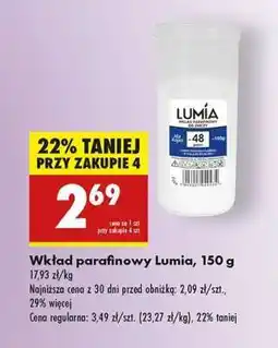 Biedronka Wkład parafinowy Lumia , 150 g oferta