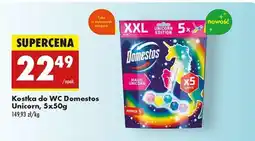 Biedronka Kostka do WC Domestos Unicorn, 5x50g oferta