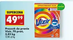 Biedronka Proszek do prania Vizir, 70 prań, 3,85 kg oferta