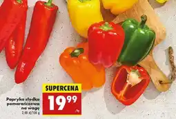 Biedronka Papryka słodka pomarańczowa na wage oferta