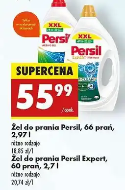 Biedronka Żel do prania Persil, 66 prań, 2,97 l oferta