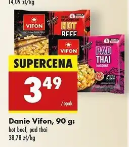 Biedronka Danie hot beef Vifon oferta