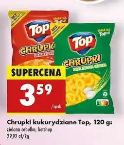 Biedronka Chrupki o smaku zielonej cebulki Top oferta