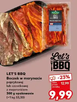 Kaufland LET'S BBQ Boczek w marynacie oferta