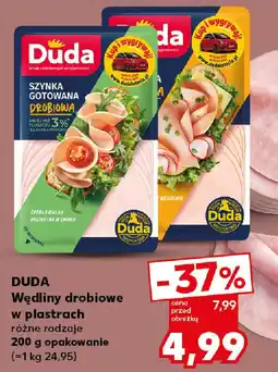 Kaufland DUDA Wędliny drobiowe w plastrach oferta
