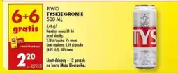 Biedronka Piwo Tyskie Gronie, 500 ml oferta