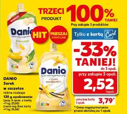 Kaufland DANIO Serek w saszetce oferta