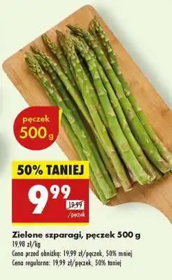 Biedronka Zielone szparagi, pęczek 500 g oferta