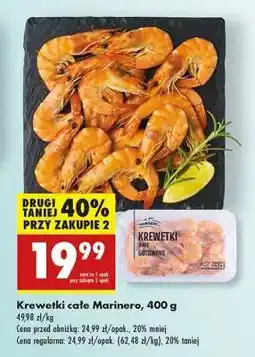Biedronka Krewetki całe Marinero 400 g oferta