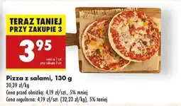 Biedronka Pizza z salami 130 g oferta
