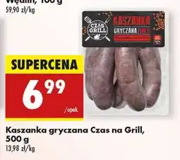 Biedronka Kaszanka gryczana Czas na Grill, 500 g oferta