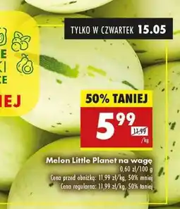 Biedronka Melon Little Planet na wage oferta