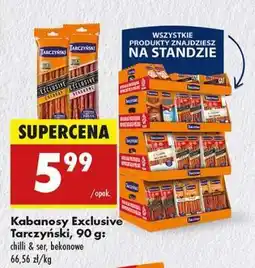Biedronka Kabanosy Exclusive Tarczyński, 90 g oferta