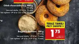 Biedronka Bajgiel z ziarnami, 100 g oferta