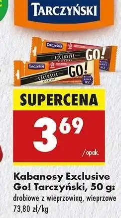 Biedronka Kabanosy Exclusive Go Tarczyński 50 g oferta