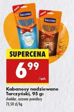 Biedronka Kabanosy nadziewane Tarczyński, 95 g oferta
