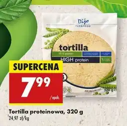 Biedronka Tortilla proteinowa, 320 g oferta