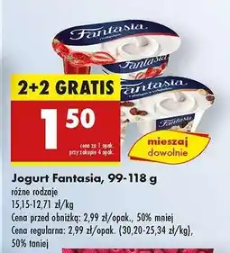 Biedronka Jogurt Fantasia, 99-118 g oferta