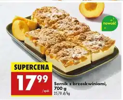 Biedronka Sernik z brzoskwiniami, 700 g oferta