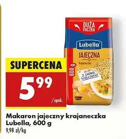 Biedronka Makaron jajeczny krajaneczka Lubella, 600 g oferta
