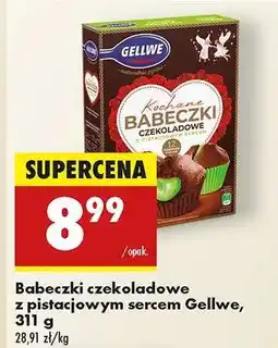 Biedronka Babeczki czekoladowe z pistacjowym sercem Gellwe, 311 g oferta