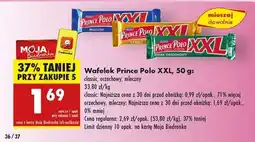 Biedronka Wafelek Prince Polo XXL, 50 g oferta