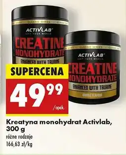 Biedronka Kreatyna monohydrat Activlab, 300 g oferta