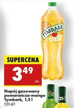 Biedronka Napój gazowany pomarańcza-mango Tymbark, 1,5 l oferta