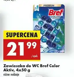 Biedronka Zawieszka do WC Bref Color Aktiv, 4x50 g oferta