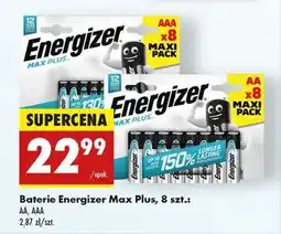 Biedronka Baterie Energizer Max Plus, 8 szt oferta