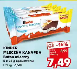 Kaufland MLECZNA KANAPKA Baton mleczny oferta