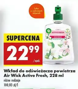 Biedronka Wkład do odświeżacza powietrza Air Wick Active Fresh, 228 ml oferta