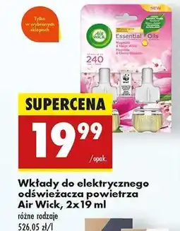 Biedronka Wkłady do elektrycznego odświeżacza powietrza Air Wick , 2x19 ml oferta