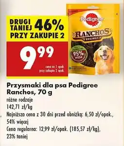 Biedronka Przysmaki dla psa Pedigree Ranchos, 70 g oferta