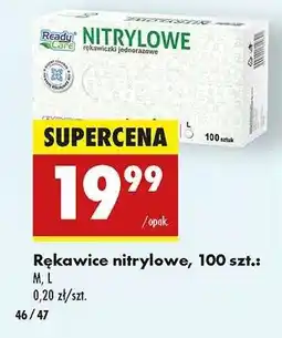 Biedronka Rękawice nitrylowe 100 szt oferta