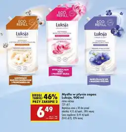 Biedronka Mydło w płynie zapas Luksja 900 ml oferta
