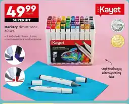 Biedronka Markery dwustronne, 60 szt oferta