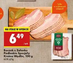 Biedronka Boczek z Zalasku Podlaskie Specjały Kraina Wędlin, 100 g oferta