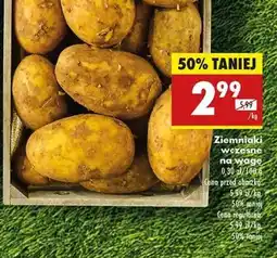 Biedronka Ziemniaki wczesne na wagę oferta